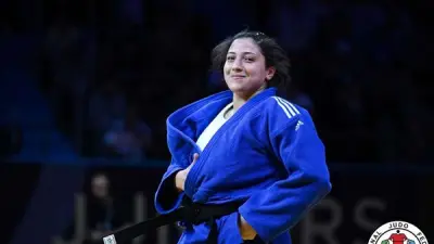 صفا سليمان تحصد فضية بطولة أوروبا المفتوحة للجودو في بلغاريا