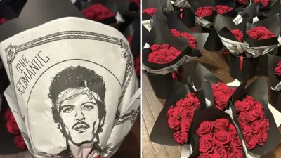 برونو مارس يوزع باقات زهور مجانية في عيد الحب ويروج لألبومه الجديد