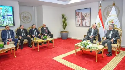 النائب العام يزور وزير العدل لتقديم التهنئة بتوليه المنصب الجديد