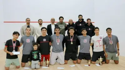 بطولة سيليا الودية للإسكواش تضع النادي على خريطة البطولات الرياضية