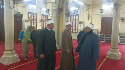 انطلاق حملة نظافة شاملة في مساجد القليوبية استعدادًا لشهر رمضان المبارك