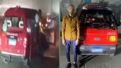 ضبط قائد فان بالإسكندرية لقيامه بحركات استعراضية خطرة تعرض حياة المواطنين للخطر