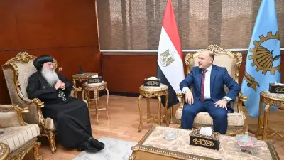 محافظ الغربية يستقبل مطران طنطا للتهنئة بتوليه المنصب وشهر رمضان