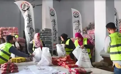 الجبهة الوطنية بدمياط تطلق مبادرة رعاية الأسر الأولى بالرعاية عبر كراتين غذائية