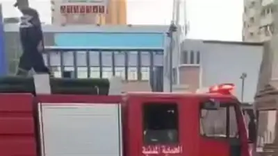 معاينة حريق مخزن قطع غيار سيارات بالتوفيقية تكشف تفاصيل الماس الكهربائي