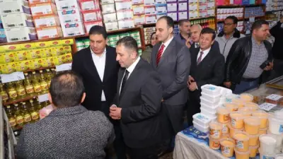 محافظ دمياط يفتتح معرض أهلا رمضان في كفر سعد وسط إقبال جماهيري كبير