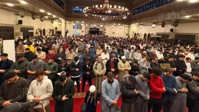 بني سويف تشهد إقبالاً هائلاً على صلاة التراويح في أولى ليالي رمضان