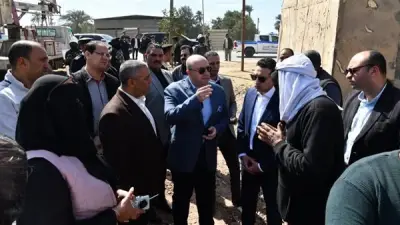 محافظ الفيوم يقود حملة مكبرة لإزالة مخالفات البناء على الأراضي الزراعية