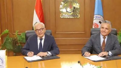 جامعة السويس توقع بروتوكول تعاون مع جامعة الريادة لتعزيز التعليم الذكي والابتكار