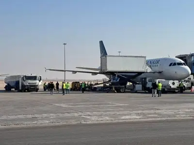 وصول أول طائرة تابعة للخطوط السورية إلى مطار القامشلي في الحسكة