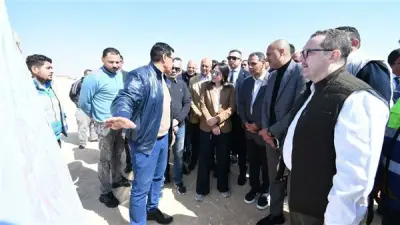 وزيرة الإسكان تتفقد منطقة الرابية بالشروق لمتابعة أعمال المرافق الجارية