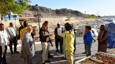 محافظ أسوان يوجه بالبدء الفوري في تطوير مداخل ومخارج معبد فيله لتعزيز السياحة