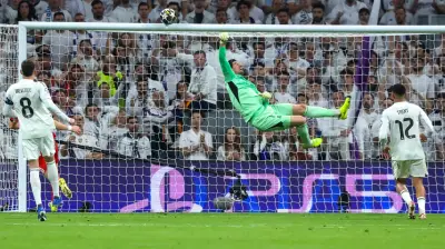 كورتوا يتوقع مواجهة مانشستر سيتي في دوري الأبطال ويفتح قلبه عن تقنيات التصدى