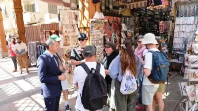 محافظ أسوان يوجه بتطوير مداخل معبد فيله ويشارك في احتفالية الجامع الأزهر