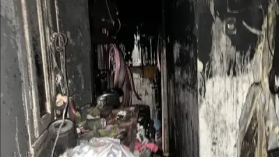 ماس كهربائي يتسبب في حريق شقة سكنية بالسلام دون إصابات