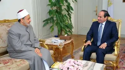 السيسي يتصل بشيخ الأزهر للاطمئنان على صحته.. والطيب يشيد بدعمه لرسالة الأزهر