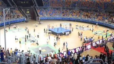 منافسات قوية في البطولة العربية للأندية للكيك بوكسينج باستاد القاهرة