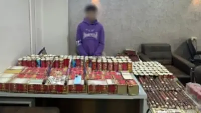 ضبط كمية ضخمة من الألعاب النارية في بني سويف لتهريبها عبر مواقع التواصل