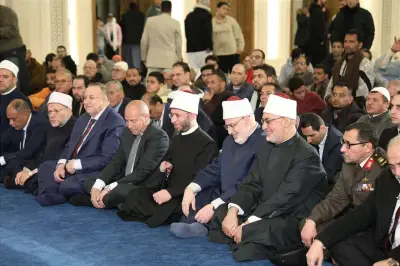 وزير الأوقاف يحتفل بذكرى العاشر من رمضان في مسجد العزيز الحكيم بالقاهرة