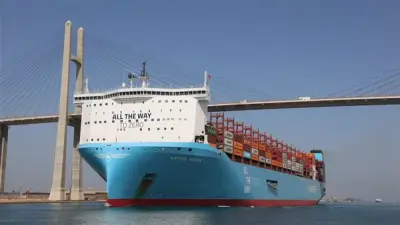 عبور سفينة ASTRID MAERSK بقناة السويس يُمثل عودة الخطوط الملاحية الكبرى للمسار الأقصر