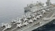 حاملة الطائرات الأمريكية 'جيرالد فورد' تتجه رسميًا إلى الشرق الأوسط وسط تصاعد التوتر مع إيران
