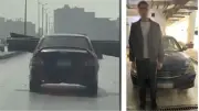 ضبط طالب بالقاهرة بعد تداول فيديو لتحميل مواسير على سيارته وتهديد المارة