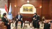 وفد الكنيسة يهنئ محافظ البحر الأحمر بتوليه مهام منصبه في لقاء تعزيز الوحدة الوطنية