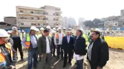 وزير النقل يتفقد محطة الملك الصالح بمشروع الخط الرابع للمترو ويطلع على تقدم الأعمال