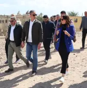 محافظ الجيزة يتفقد منطقة نزلة السمان لمتابعة مشروعات التطوير الجارية