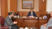 محافظ بورسعيد يلتقي رئيس المنطقة الحرة لتعزيز التعاون الاستثماري والتنموي