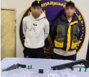 الأمن يضبط عاطلين أطلقا أعيرة نارية بالقلوبية ويحجز مخدرات بحوزتهما