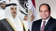 تداعيات الاعتداء الإيراني.. السيسي يؤكد لتميم وقوف مصر إلى جانب قطر