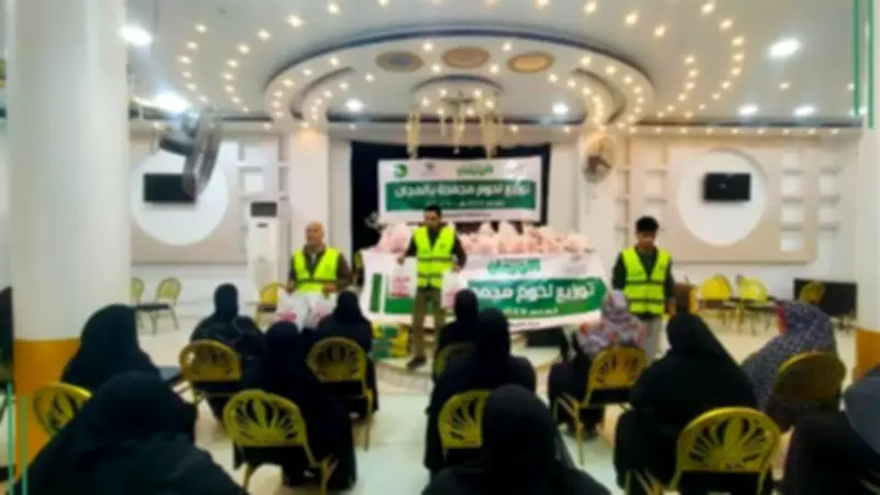 تضامن الشرقية يوزع 1.7 طن لحوم على 850 أسرة في أبو كبير خلال رمضان