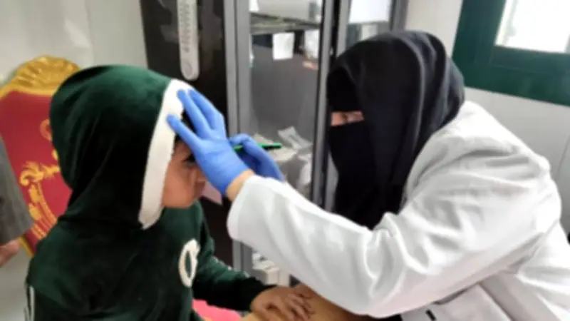 قافلة طبية مجانية بكفر الشيخ تقدم 1802 خدمة صحية لأهالي قرية العاقولة