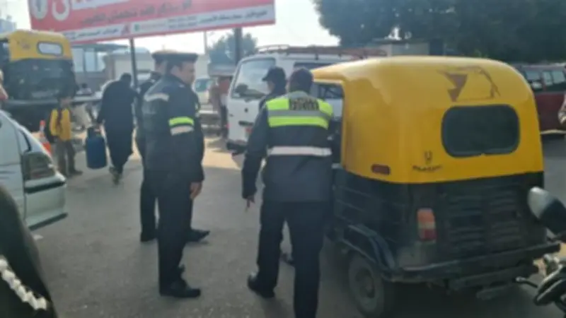 مصادرة 190 مركبة مخالفة في حملة مرورية موسعة بالجيزة خلال 24 ساعة
