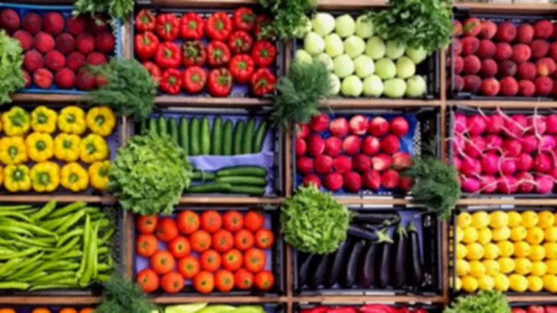 تقلبات أسعار الخضار في سوق العبور: الطماطم تهبط إلى 30 جنيهاً وانخفاض 10 أصناف رئيسية