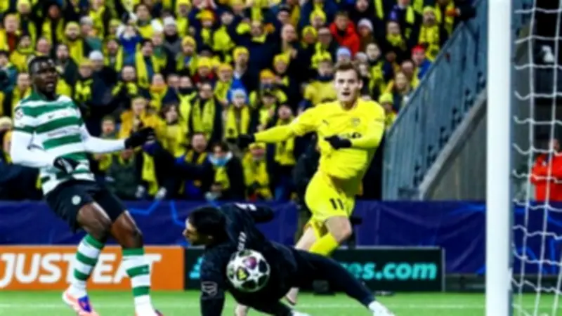 سبورتنج لشبونة يهزم بودو جليمت 5-0 ويتأهل لربع نهائي دوري أبطال أوروبا