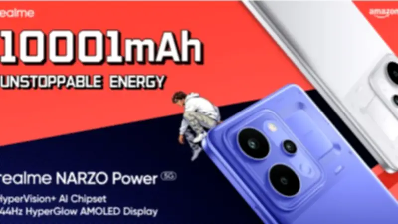 ريلمي تطلق هاتف نارزو باور 5G ببطارية ضخمة وأداء متميز لتعزيز تجربة الألعاب