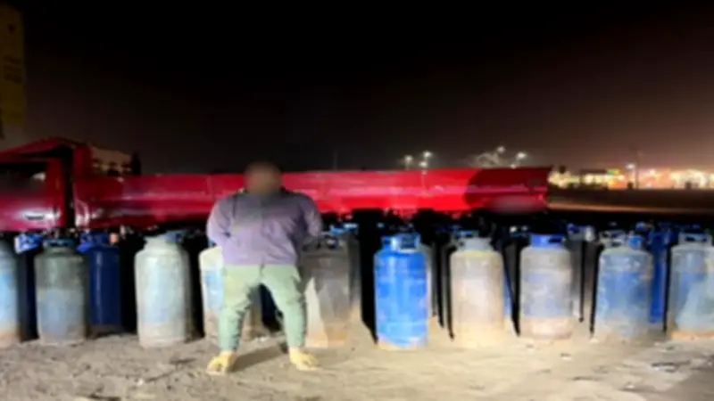 ضبط 709 أسطوانة بوتاجاز مدعمة قبل بيعها بالسوق السوداء في 9 محافظات مصرية