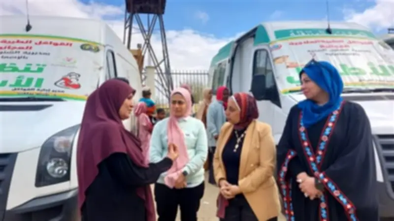 قافلة طبية بالإسماعيلية تقدم خدمات مجانية لـ 816 مواطنًا في قرية طوسون