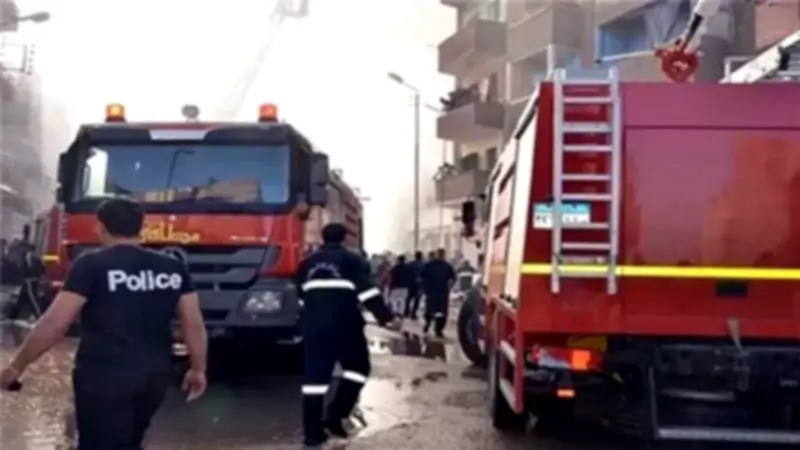 سيطرة الحماية المدنية على حريق ورشة نجارة في أبو قرقاص بالمنيا دون إصابات