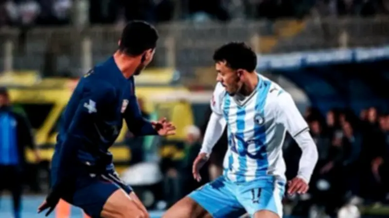 تقدم الزمالك على بيراميدز بهدف حسام عبد المجيد في الدوري المصري
