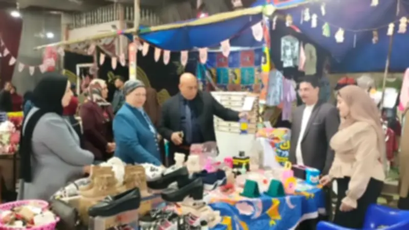 محافظ كفر الشيخ يفتتح معرض مشروعك لدعم الحرف اليدوية والتراثية بمركز دسوق