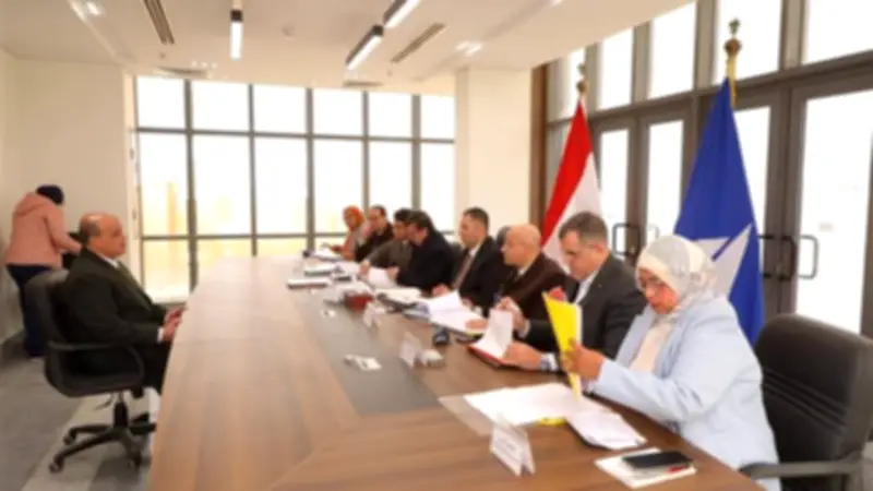 محافظ دمياط يترأس لجنة اختيار قيادات التعليم والصحة لضخ دماء جديدة