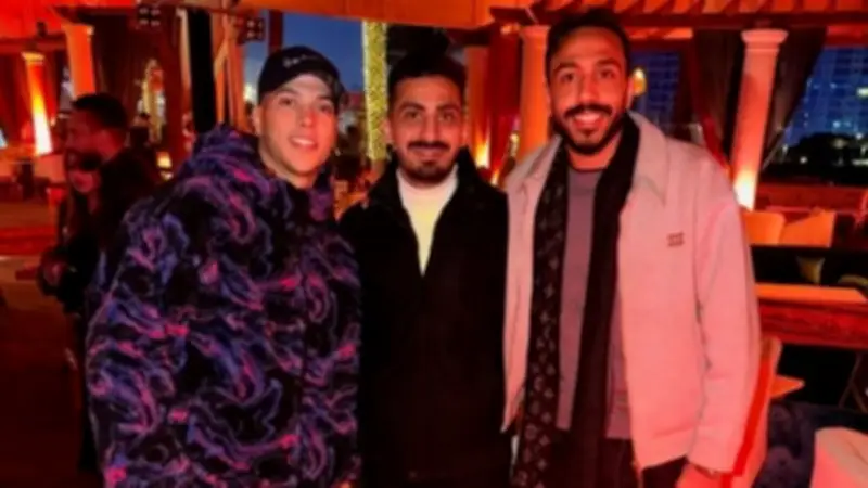 كهربا وإمام عاشور يجتمعان في سحور رمضاني قبل مواجهة المقاولون العرب