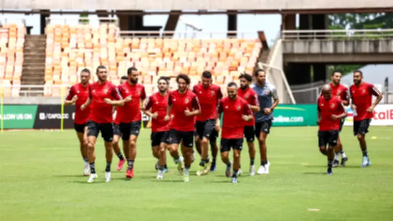 الأهلي يختتم تدريباته استعدادًا لمواجهة المقاولون العرب في الدوري المصري