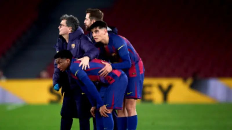 أزمة إصابات تثير غضب لاعبي برشلونة وتستهدف مسؤول الإعداد البدني