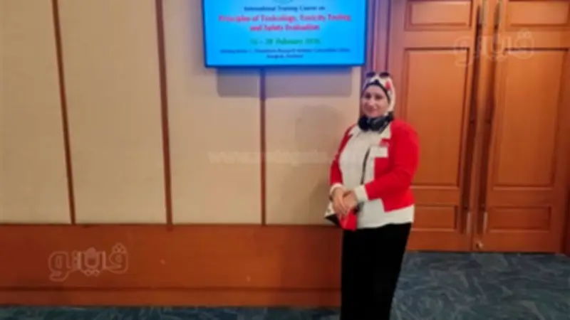 صحة بني سويف تكرم طبيبة لحصولها على منحة تدريبية في علم السموم بتايلاند