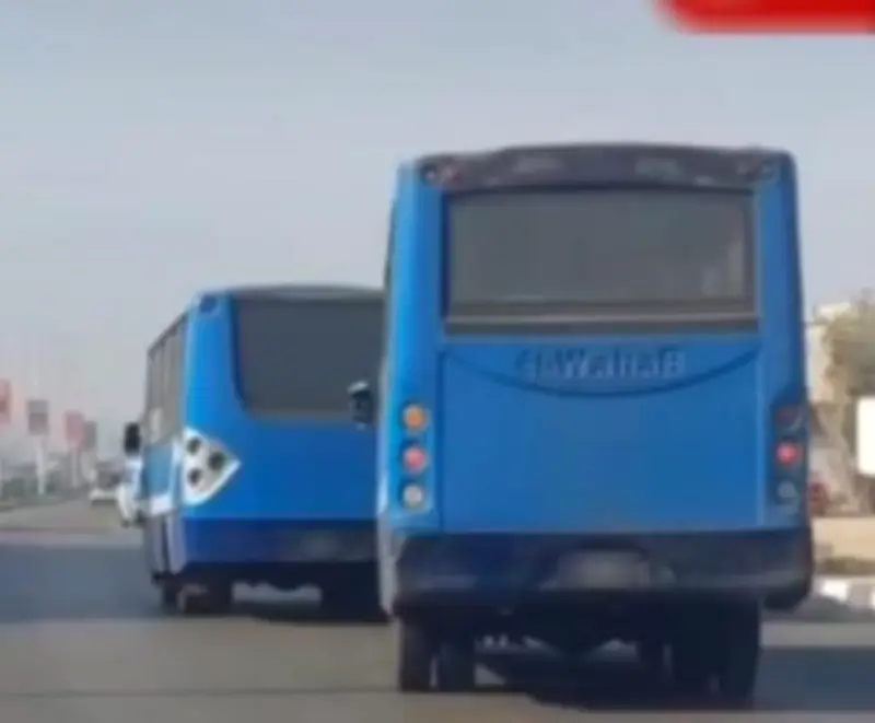 ضبط قائدي حافلتين لنقل جماعي يسيران برعونة في القليوبية