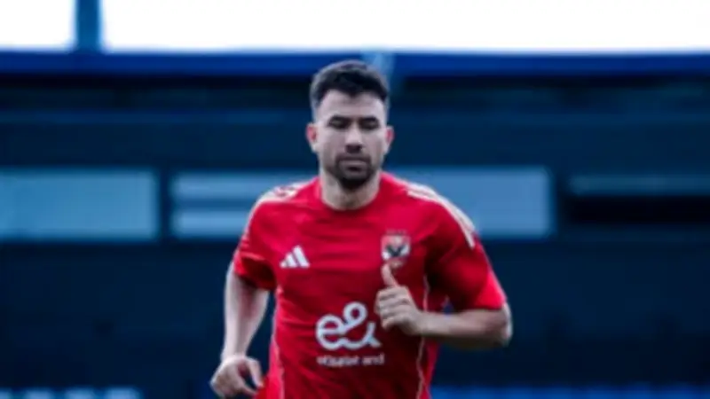 تريزيجيه يسجل برأسية صنعها إمام عاشور في شباك المقاولون العرب بالدوري